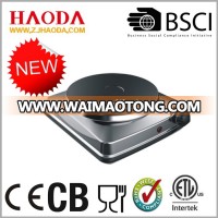 Electric solid hot single burner plate